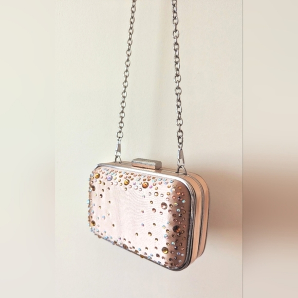 🐰Aldo Champagne Rhinestone Evening Bag